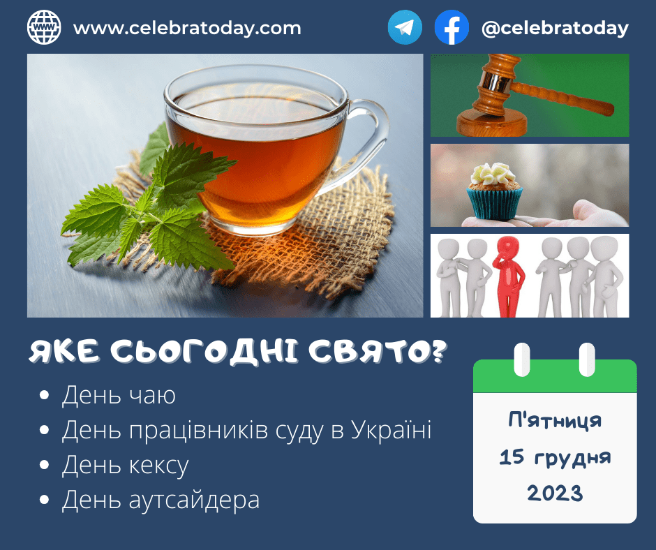 Какой праздник 15 декабря? | celebratoday.com