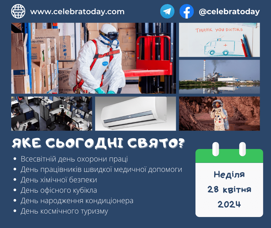 Какой праздник 28 апреля? | celebratoday.com